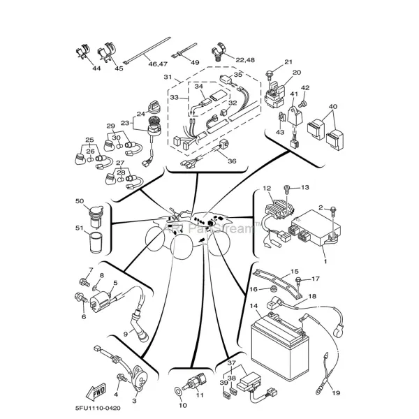 Boitier CDI Yamaha 400 Big Bear 5FU-85540-00-00