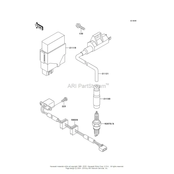 CDI Unit Kawasaki KVF400 Prairie