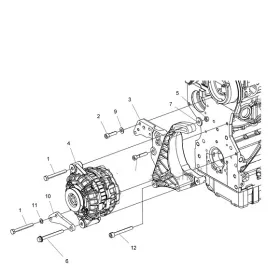 Alternateur 110 A Polaris RANGER 1000 DIESEL CREW