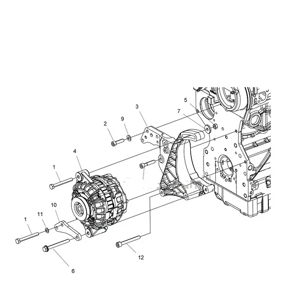 Alternateur 110 A Polaris RANGER 1000 DIESEL CREW
