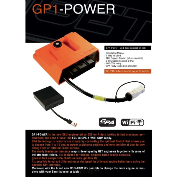 Boitier ECU GET GP1 Power KTM 250 SXF 2012