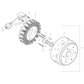 Alternateur Stator Hyosung GT650 GT650R GT650RC GV650 EFI Modèles