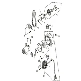 Starter Motor Acces Triton 300 Outback