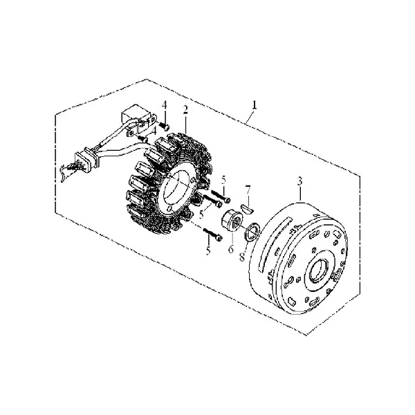 Allumage Stator Rotor Triton 450 