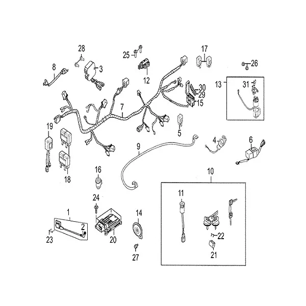 Régulateur de Charge - Kymco 500MXU - 500MXU DX/IRS