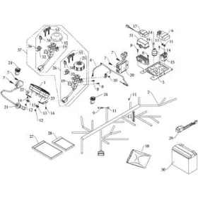Bobine Allumage-Masai A700-Dinli-DL700X-Hytrack-HY590-HY610-HY700-HY800 