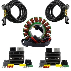 Kit Dual Output Stator + Series Regulators + Harnesses Polaris Scrambler 850 1000 Sportsman 325 450 570 850 1000