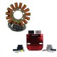 Kit Stator Machined Aluminum Voltage Regulator Rectifier BMW S1000R S1000RR OEM 12317718420
