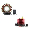 Kit Stator Aluminum Mosfet Regulator Honda VFR800 Interceptor OEM 31100-MCW-315 31100-MCW-325 31110-MCW-D01 31120-MCW-D01