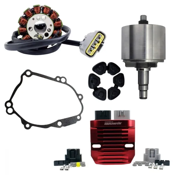 Kit Rotor Stator Aluminum Regulator Yamaha FZS1 FZ8 FZ1 YZF R1 OEM 5VY-81450-00-00 2D1-81410-00-00 2D1-81410-01-00