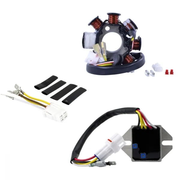 Kit Conversion ACDC 100W Stator Régulateur KTM 250 300 400 XC 400 450 520 525 530 EXC Beta 250RR 300RR 350RR 430RR 500RS 