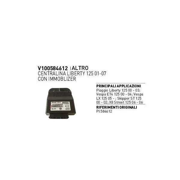 Boitier CDI Piaggio Liberty 125 150 Skipper 125 150 X8 125 Vespa ET4 125 Vespa LX 125