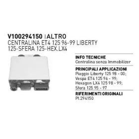 Boitier CDI Piaggio Hexagon 125 Liberty 125 Vespa ET4 125