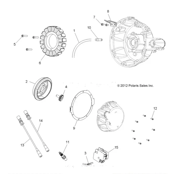 Volant Magnétique Rotor Polaris 850 Scrambler Sportsman 850 XP 4014005
