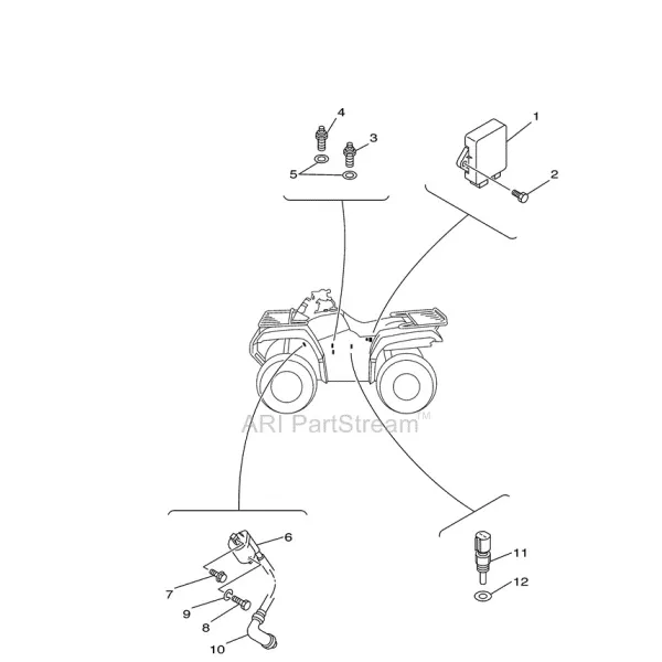Boitier CDI Yamaha 600 Grizzly 5GT-85540-00-00