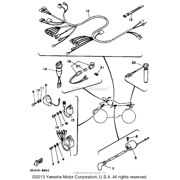 Faisceau Electrique  - Yamaha 350 Raptor