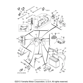 Faisceau Electrique Yamaha 400 Big Bear 5FU-82590-20-00