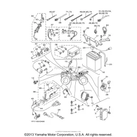 Faisceau Electrique Yamaha 400 Kodiak 400 Grizzly
