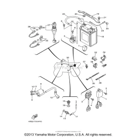 Faisceau Electrique Yamaha 250 Bear Tracker 4XE-82590-10-00