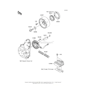 Rotor Kawasaki ER6N Versys 650 Ninja 650R 21007-0075