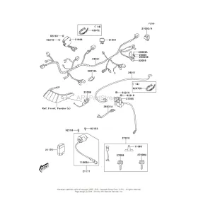 Régulateur Rectifieur Kawasaki 300 Brute Force 21066-Y002
