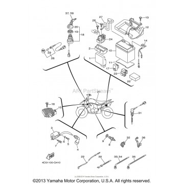 Faisceau Electrique Yamaha 250 Raptor 4D3-82590-00-00 ducati s2 wiring diagram 