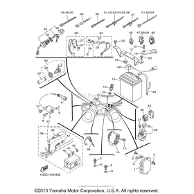 Boitier CDI Yamaha 300 Grizzly 1SC-H5540-00-00