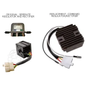  Regulator Rectifier-Honda CB350F-CB400F-CB500-CB550-CB750
