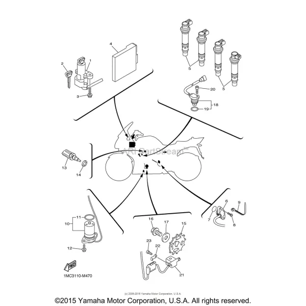 External Ignition Coil-Yamaha-FJR1300
